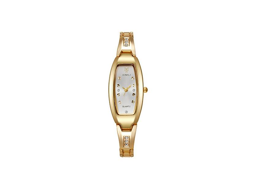 New Fashion Oval Diamond Women's Quartz Bracelet Wristwatch