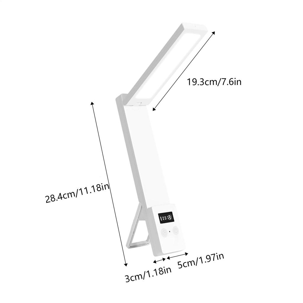 Magnetic Desk Light Remote Control Foldable Rechargeable Table Lighting 3 Brightness Dimmable Magnetic Desk Lamp for Study Table