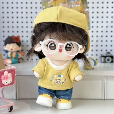 Hoodie 20cm Cotton Clothes Multi Color Dress Up Cotton Outfit Dress Mini Collection 20cm Flower Dress Cotton Accessories