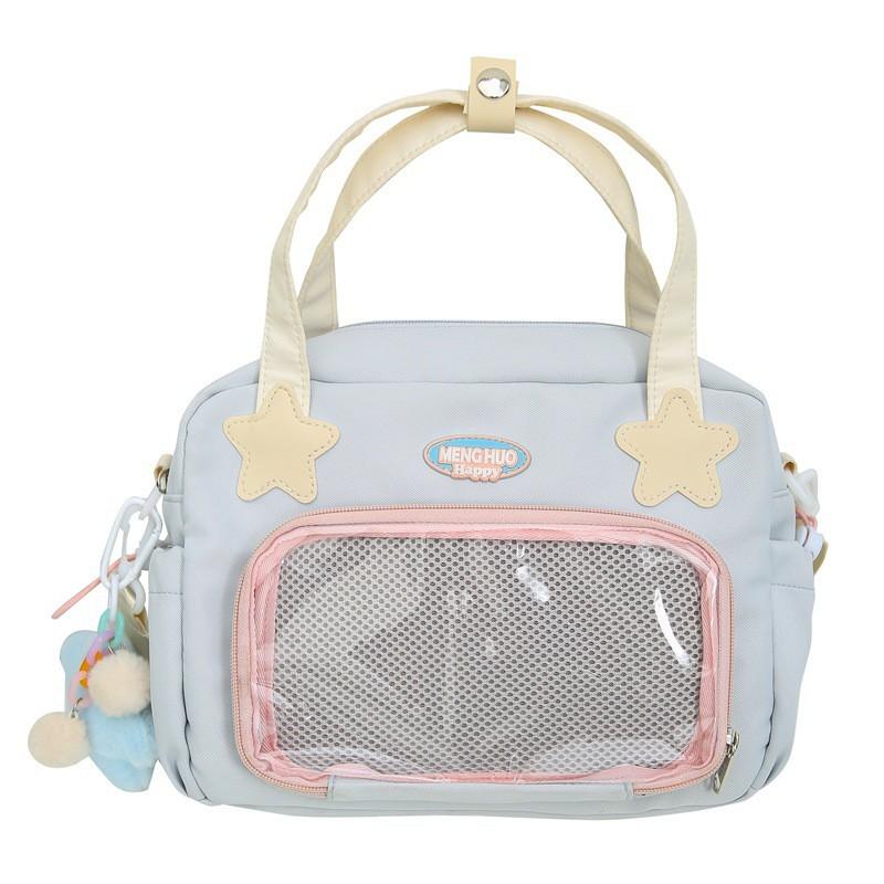 Japanese All-matching JK Girl College Style Cross-body Bag Ins 2D Cute Portable Bar Pain Small Backpack