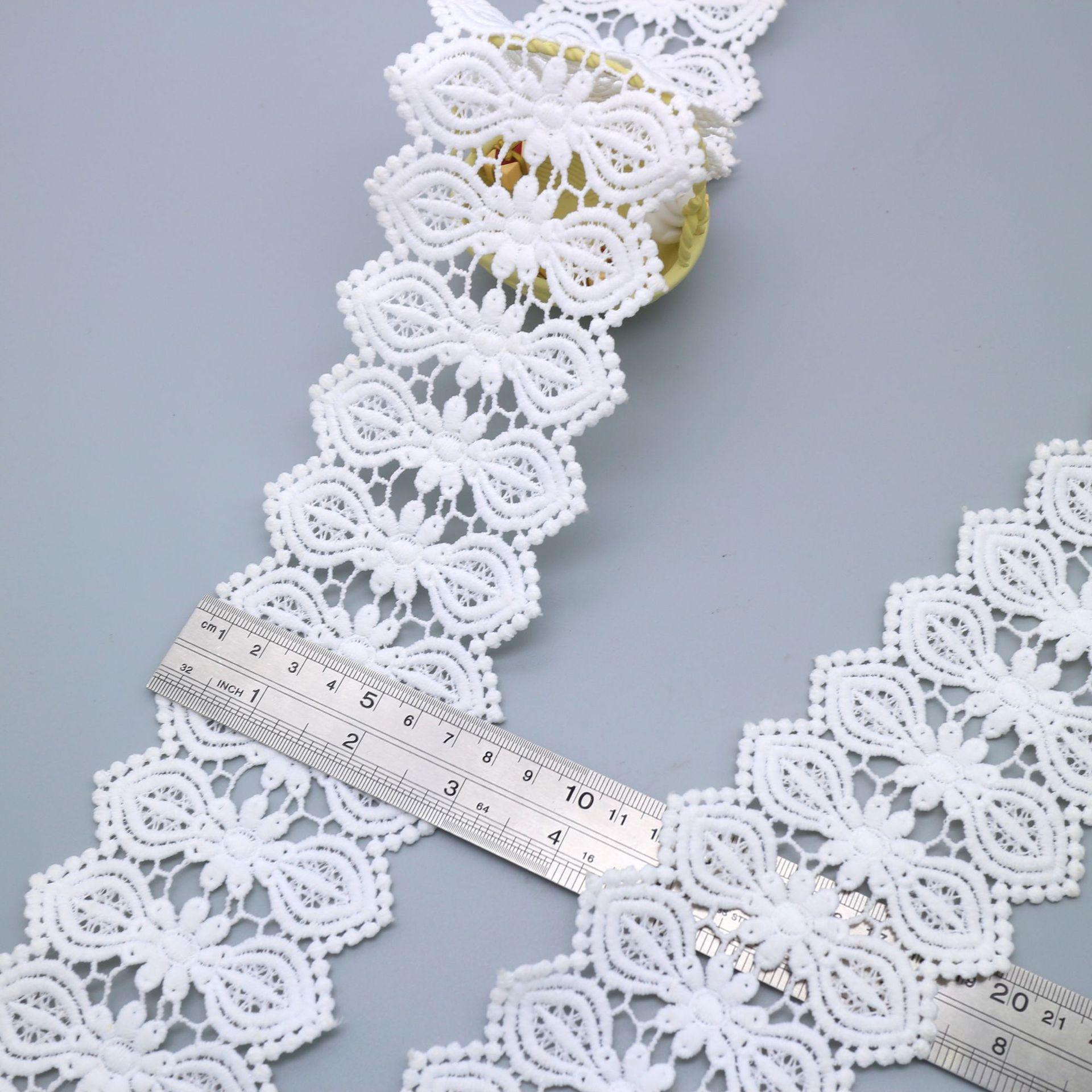 

Вышивка Кружево Вышивка Водорастворимый Молочный Шелк Цветок Штрих-код, Постельное белье Пододеяльник Декоративные Кружевные Аксессуары WM1475