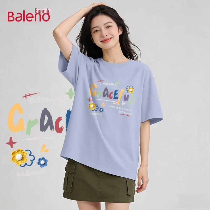 Baleno Women's Cotton Graphic Print T-Shirt