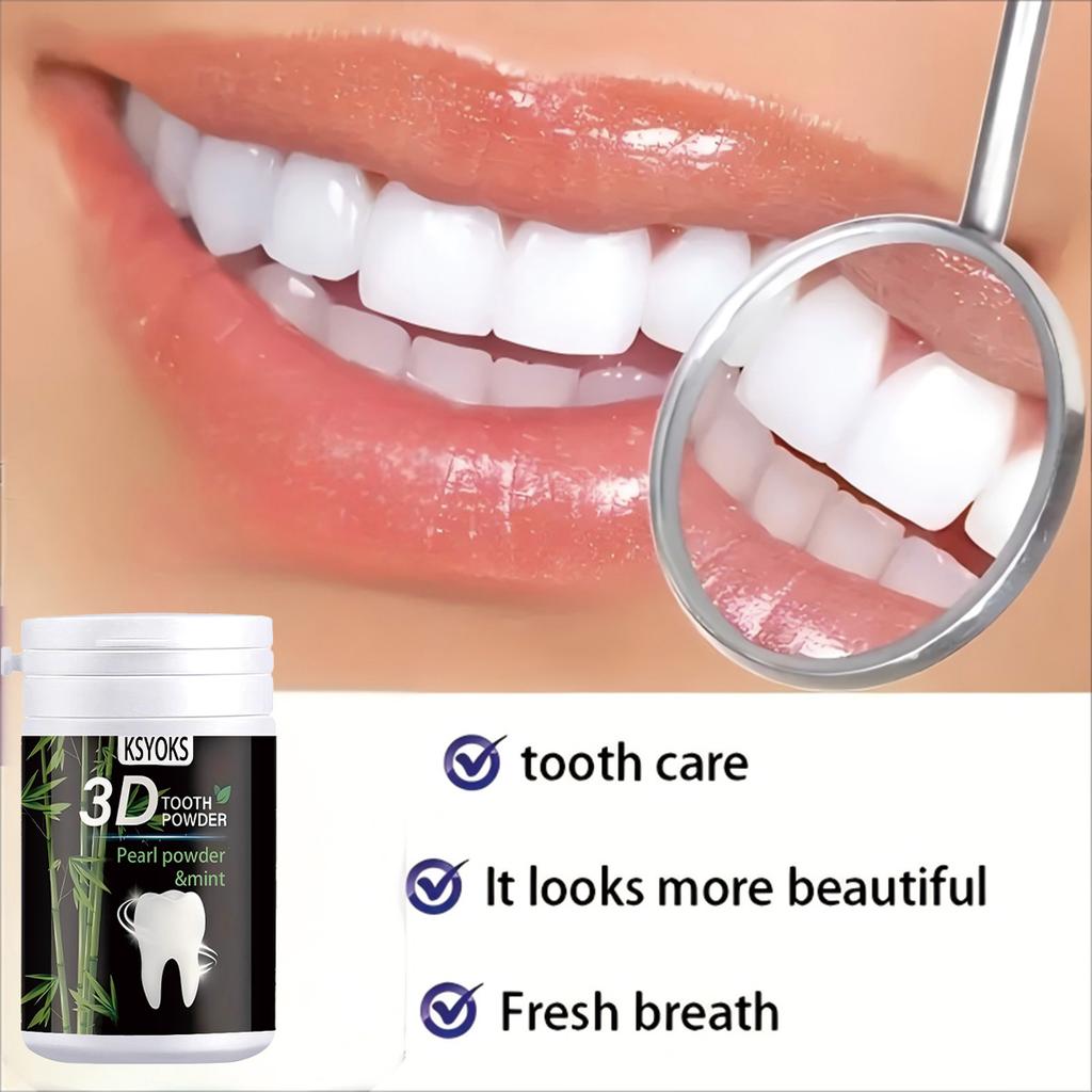 The surface of the teeth is shiny and the gaps between them are clean, so there is no need to worry about oral hygiene