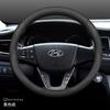 Leder-Autolenkradabdeckung für Hyundai Tucson Nx4 Santa Fe Mx5 Elantra N Palisade Creta Grand Kona 2024 2025 Zubehör