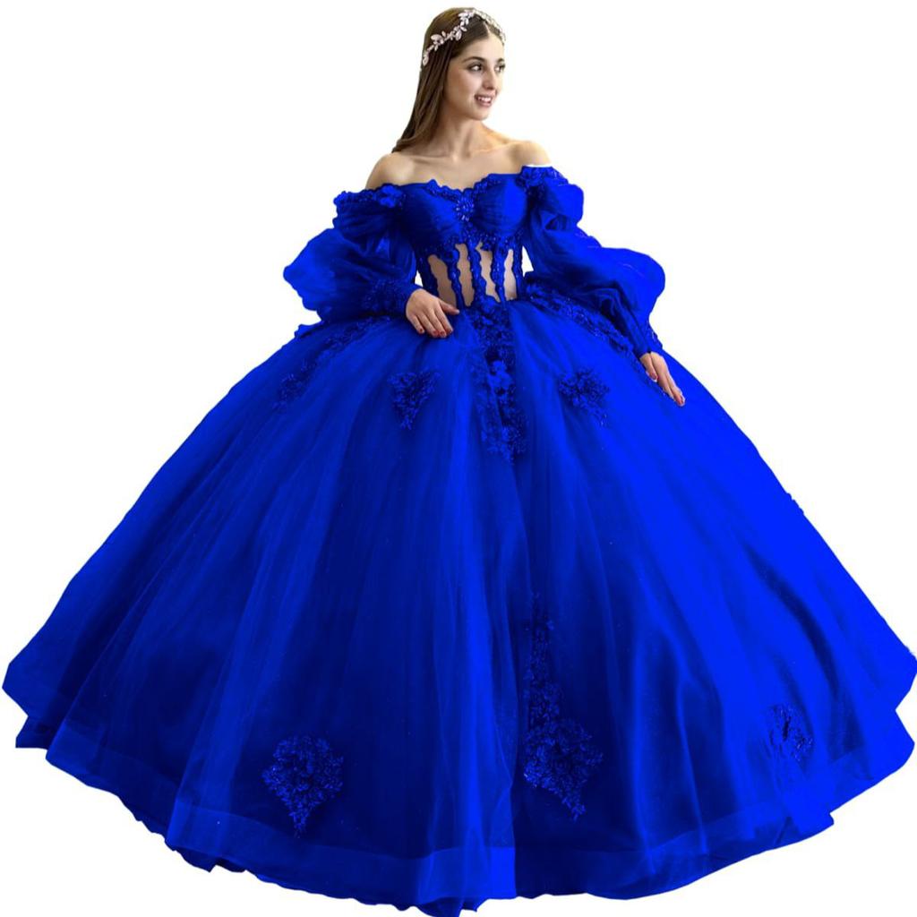 One-word shoulder evening dress flower tutu skirt bubble sleeve 1011 new dress birthday party skirt