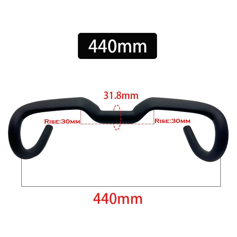 Bicycle handlebar T1000 full carbon fiber lift road handlebar raised 30mm gravel track internal routing design