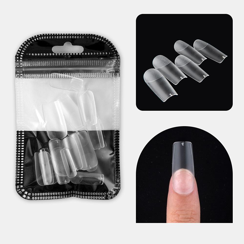 Nail Art Tablets Ultra-Thin And Seamless Half-Stickers, Full Stickers, Matte Square Long Water Droplets, Almonds, No-Carving And Grinding Fake Nail
