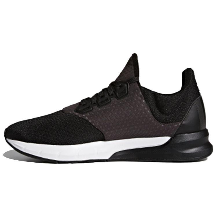 Adidas Falcon Elite 5 Comfortable Versatile Fabric Non-Slip Breathable Mid-Top Casual Running Shoes Men Sneaker Black White BA8166