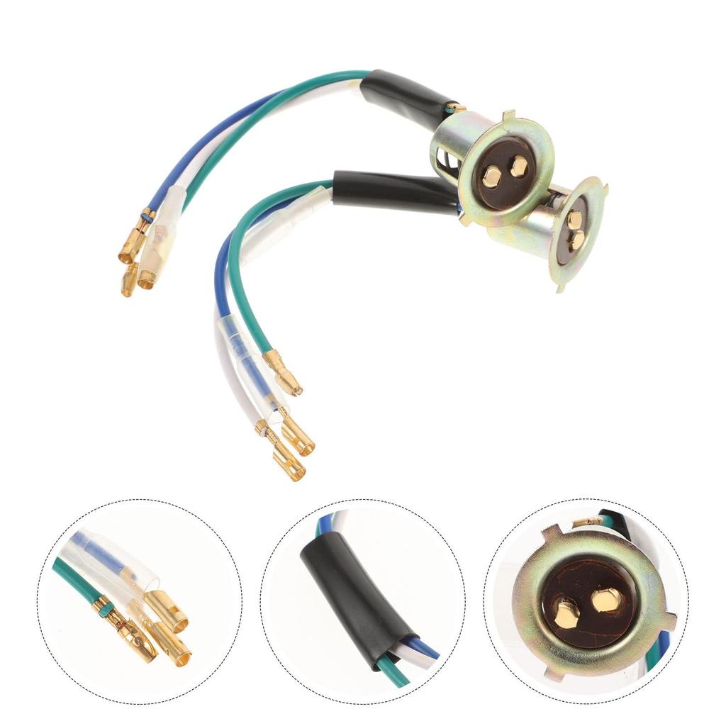 Generic Motorcycle LED Light Socket Adapter Motorcycle Wiring Socket Harness