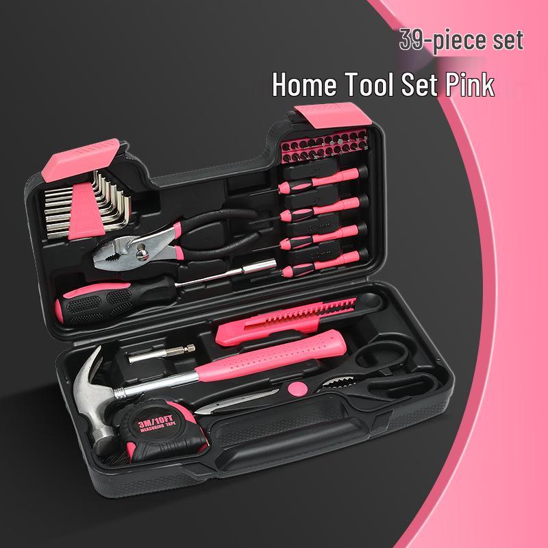 39-Piece Household Tool Set: Carbon Steel Repair & Maintenance Kit