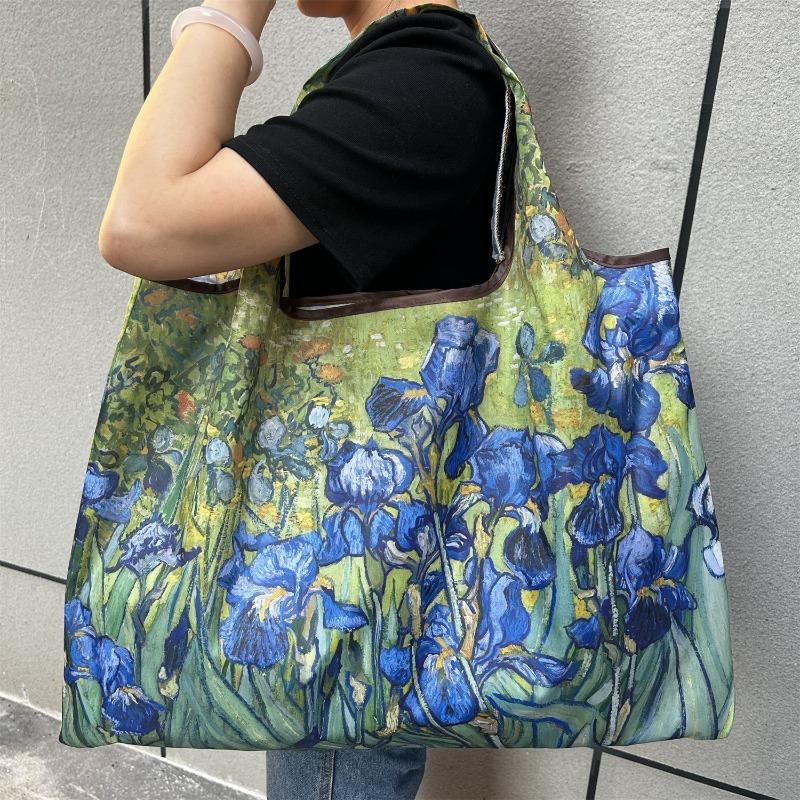 Large-capacity Portable Ladies Backpack, Foldable In a Variety of Patterns, Fashionable Portable Shopping Bag, Suitable for Daily