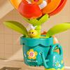 Blooming Sunflower Water Sprinkler Bath Toy for Toddler Enhancing Hand Eye Coordination Sensory Bathtub Shower Toy