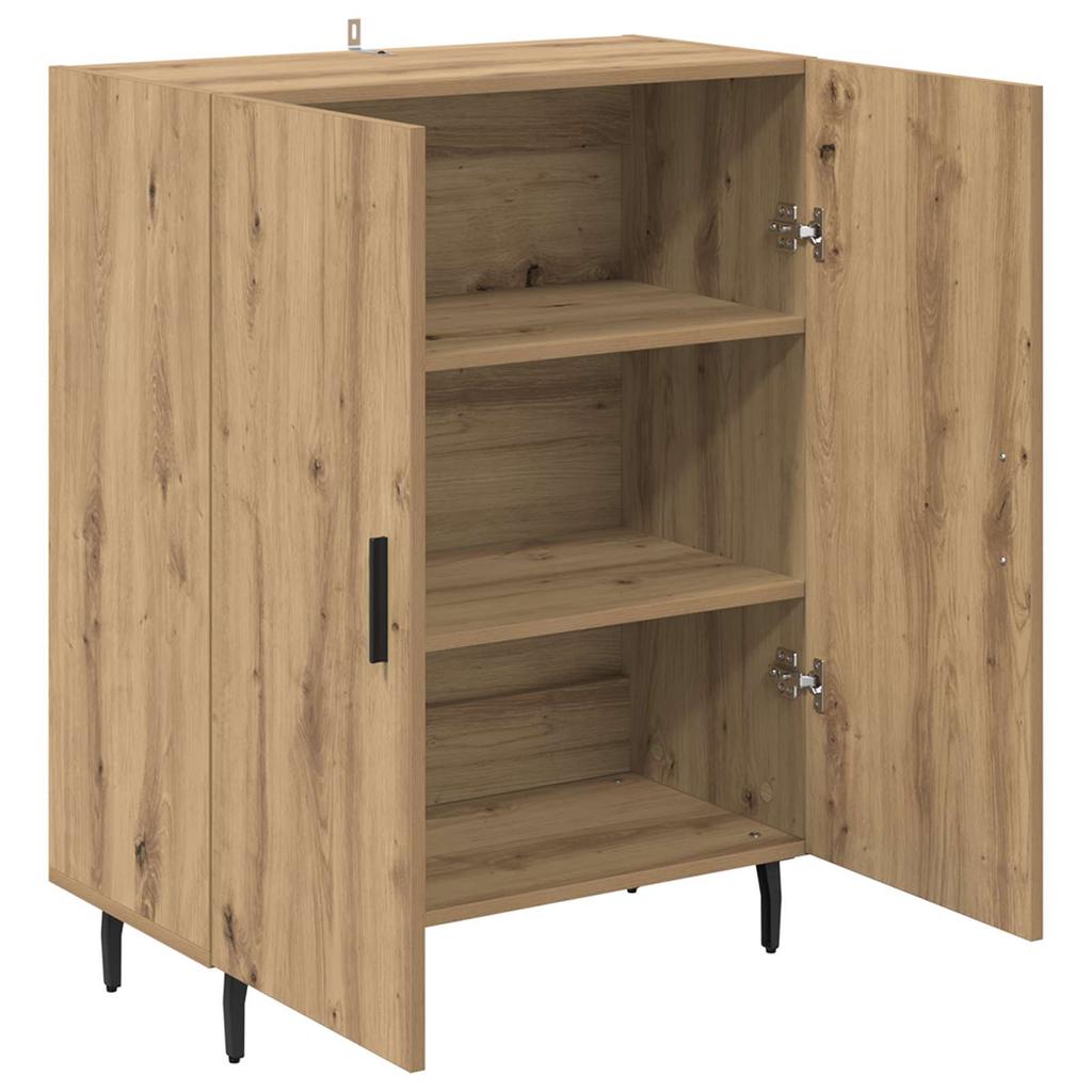 Artisan Oak Sideboard 69.5 x 34 x 90 cm Engineered Wood