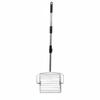 Height Adjustable Tennis Ball Retriever Rolling Design Basket Tool Stainless