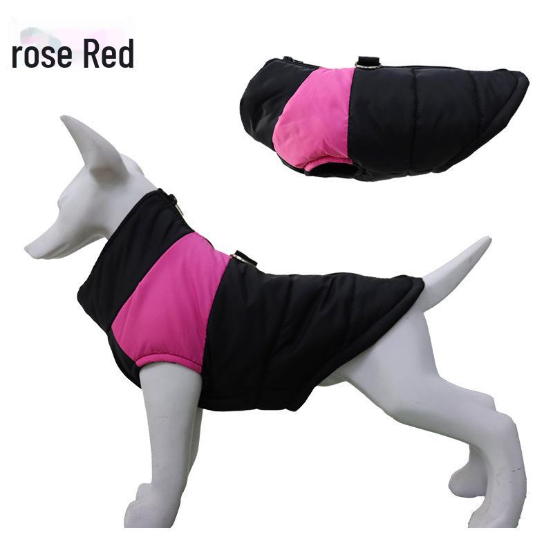 Dog Winter Ski Suit: Warm Down Cotton Jacket for Pets