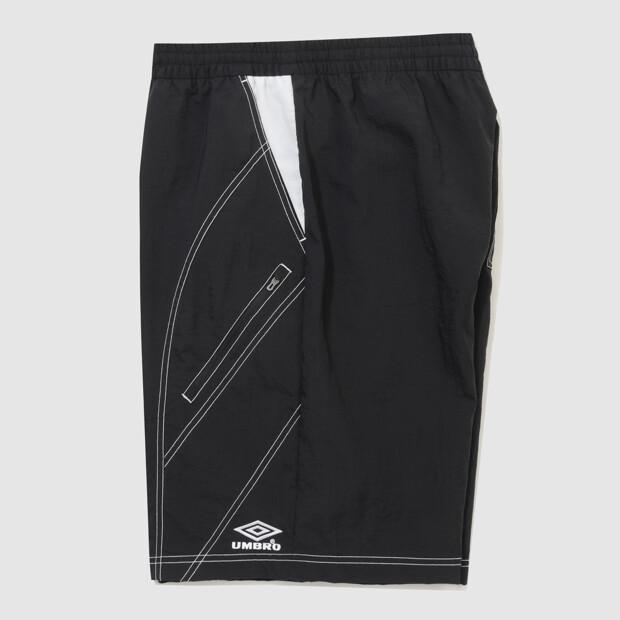 UMBRO Crispy Taslan 5,5-Länge Bermuda-Shorts Schwarz Ur221Chp58 (Eine Art)