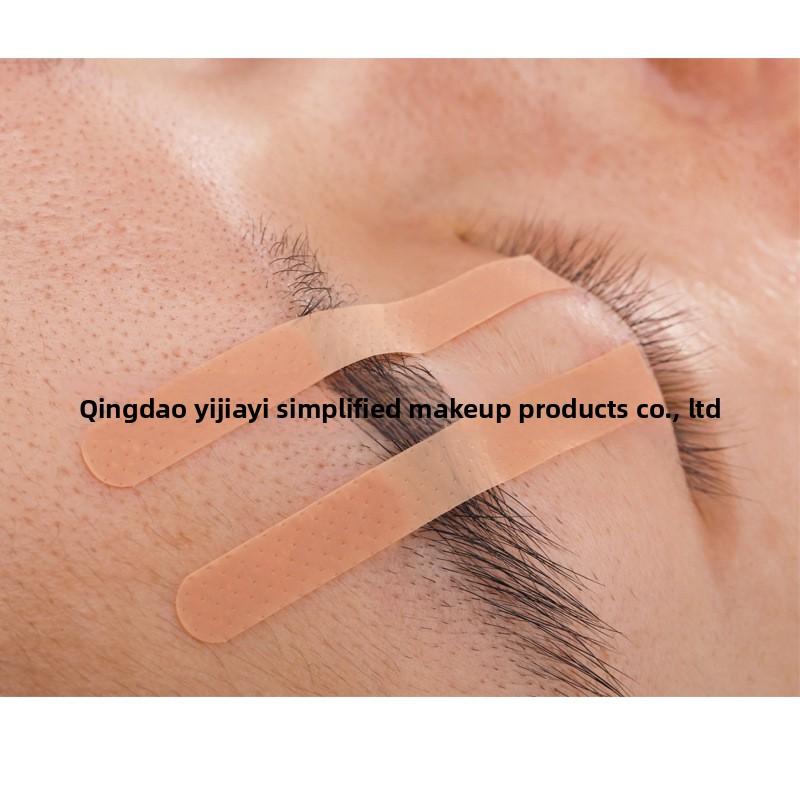 Non-Woven Eyelash Extension Tape Skin Color, 11x6cm, Easy Tear Adhesive Strips for Eyelid Lifting