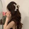 Neue weiße Spitze Schleife Perlen Haarspange für Damen Mädchen Pin Haarkralle Schleife Schmetterling Koreanisch Vintage Beliebt Schmuck Zubehör