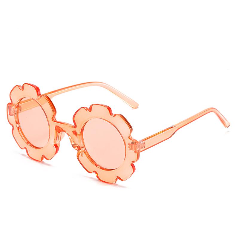Cute Colorful Flower Shape Sun Glasses Boy Girl Exquisite Sweet Decoration Sunglasses Birthday Party Children Eyeglasses