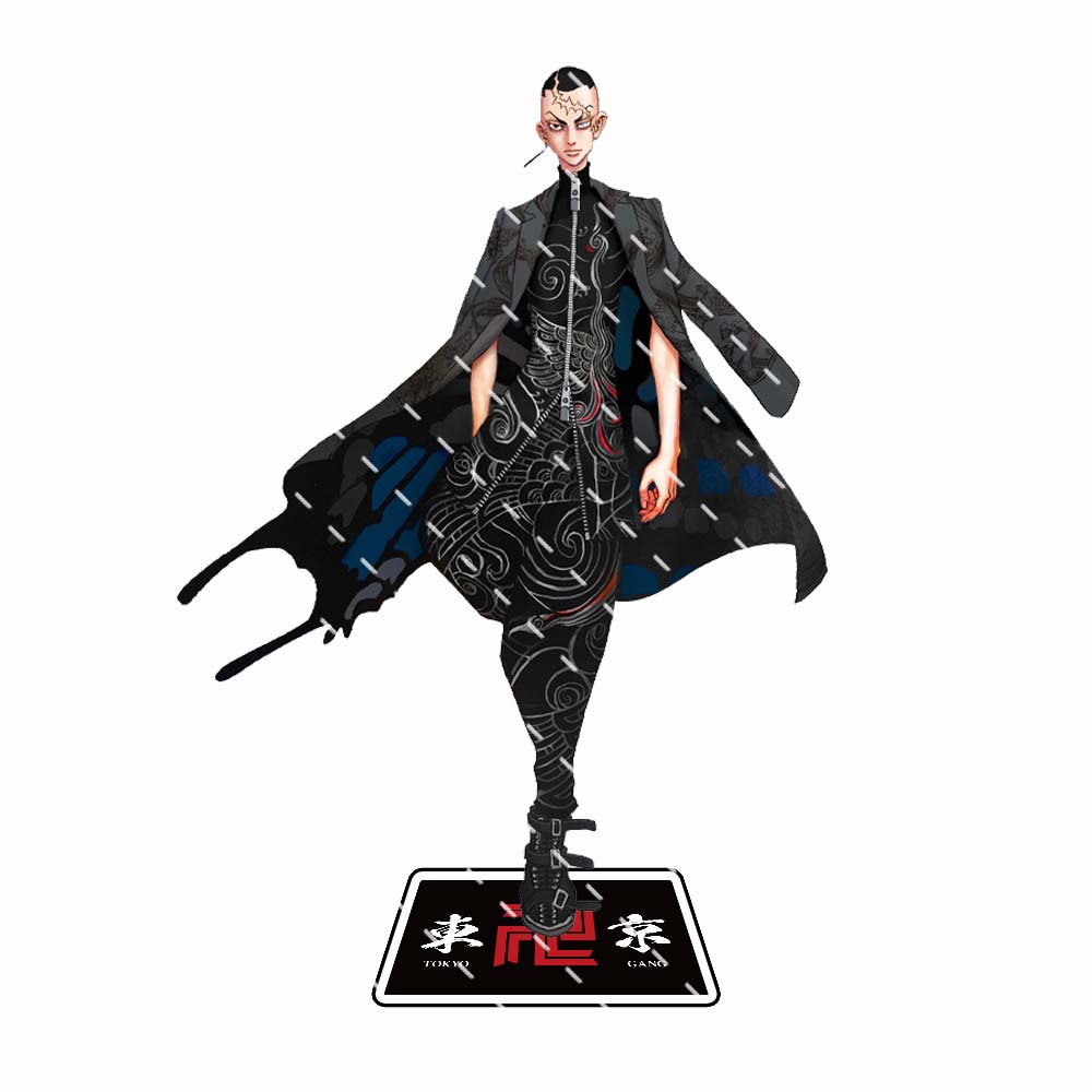 Anime Tokyo-revenge Acrylic Bracket Model Character Manjiro Sano Draken Model Desktop Ornament Standing Fan Collection Gift