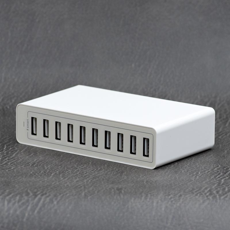 65W Multi-Port USB Charger, PD 20W Fast Charging, QC 3.0 Compatible with Apple & Huawei.