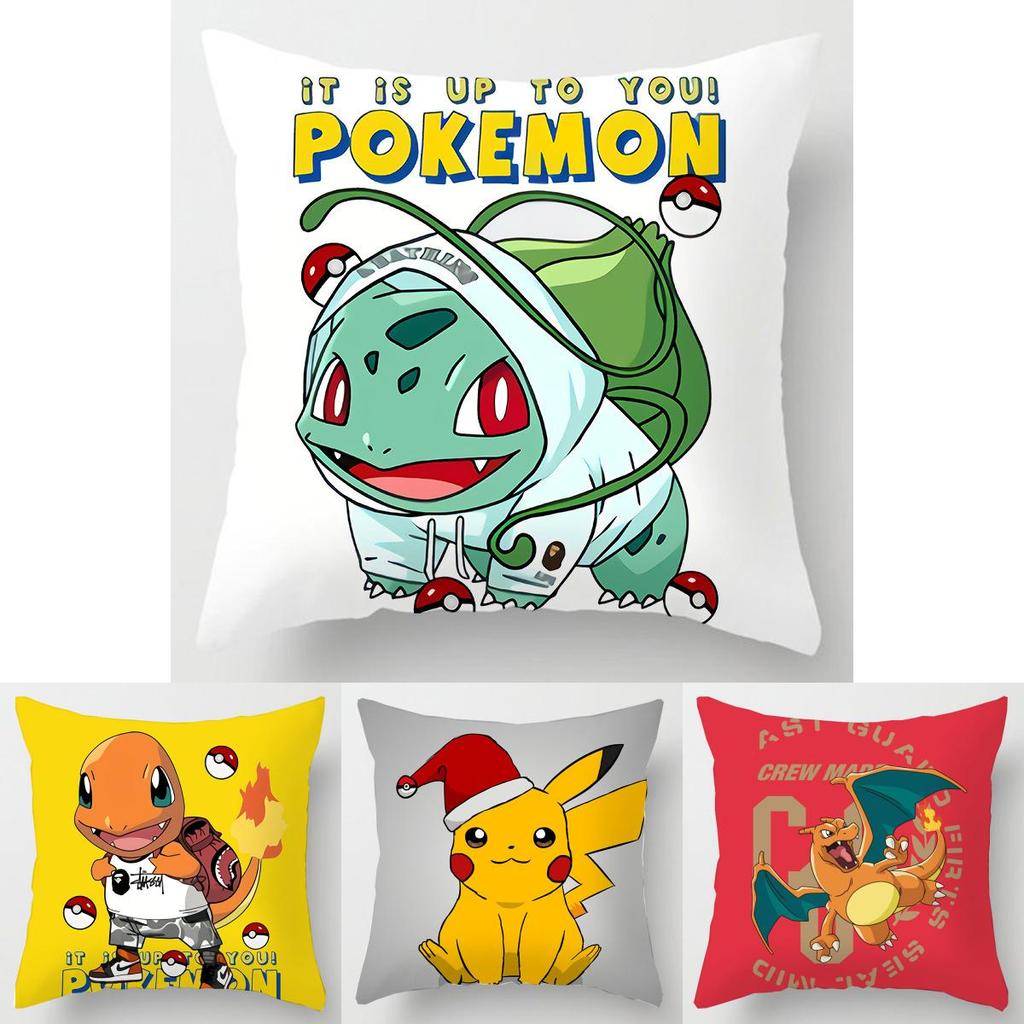 Bezaubernder Pokémon Kissenbezug für weichen und kuscheligen dekorativen Kissenbezug