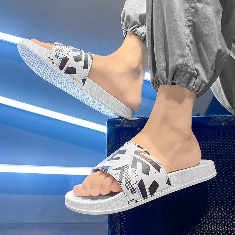 Letní svrchní oděvy trendy módní měkké spodní protiskluzové pantofle pánské pantofle