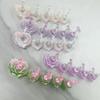 Rose Magnetic Nail Holder Stands Glowing Manicure Practice Training Display Stand Magnetic Press On Nail Practice Stands Salon