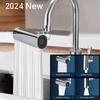 4-in-1-Wasserfall-Küchenarmaturen, 360° drehbar, Waschbecken-Wasserhähne, Multifunktions-Schwenkhahn-Verlängerung, Küche, Badezimmer-Zubehör