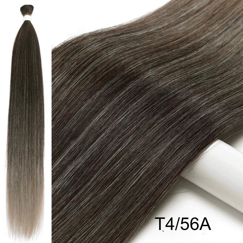 Bone Straight Hair Bundles Salon Natural Hair Extensions Fake Fibers Super Long Synthetic Yaki Straight Hair Weaving Full to End