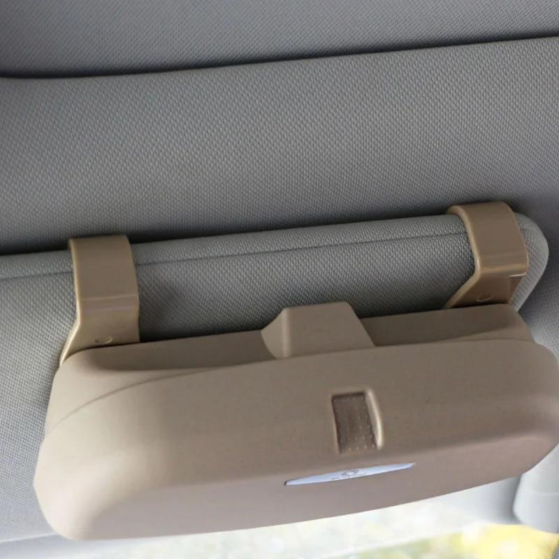 My Good Auto Brillenetui Organizer Box Sonnenbrillenhalter Aufbewahrungstaschen für Ford Focus Fiesta Ecosport Everest Mondeo Kuga