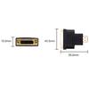 Dvi-D Dual Link(24+5 Pin) Female To Hdmi Male Converter Adapter For Lcd Hdtv