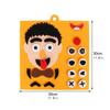 Expressions DO IT YOURSELF Felt Fabric Handmade Stickers Playthings Puzzle Change Children Learning Playthings Teaching Aids Ideal For Kids