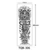 Full Arm Tattoo Sticker, Full Arm Big Picture Tattoo Sticker, Flower Arm Tattoo Sticker Tattoo