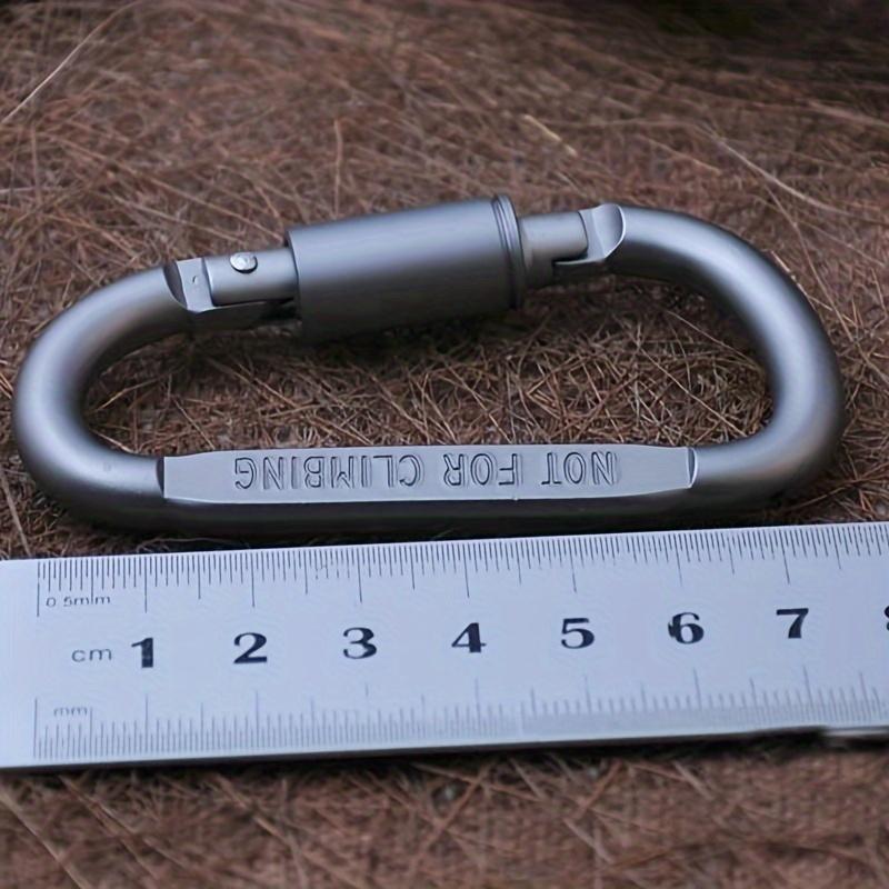 2pcs/ 4pcs D-type Carabiner, Durable Locking Clip, Heavy Metal Buckle for Outdoor Camping, Hiking