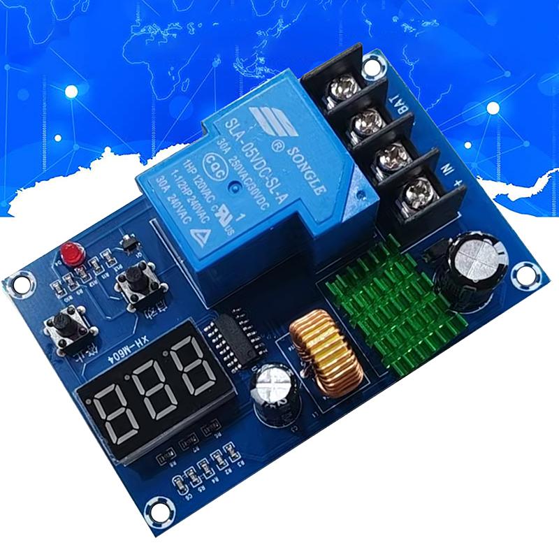 6V-60V Battery Charger Automatic Charging Controller Module Protection Board Relay Switch