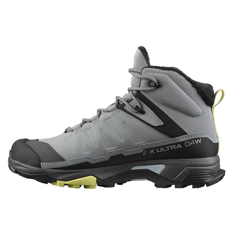 

SALOMON X Ultra 4 Mid Winter Ts Cswp Амортизирующие Нескользящие Уличные Походные Ботинки Женские Походные Ботинки Черно-Серые 413650 38⅔