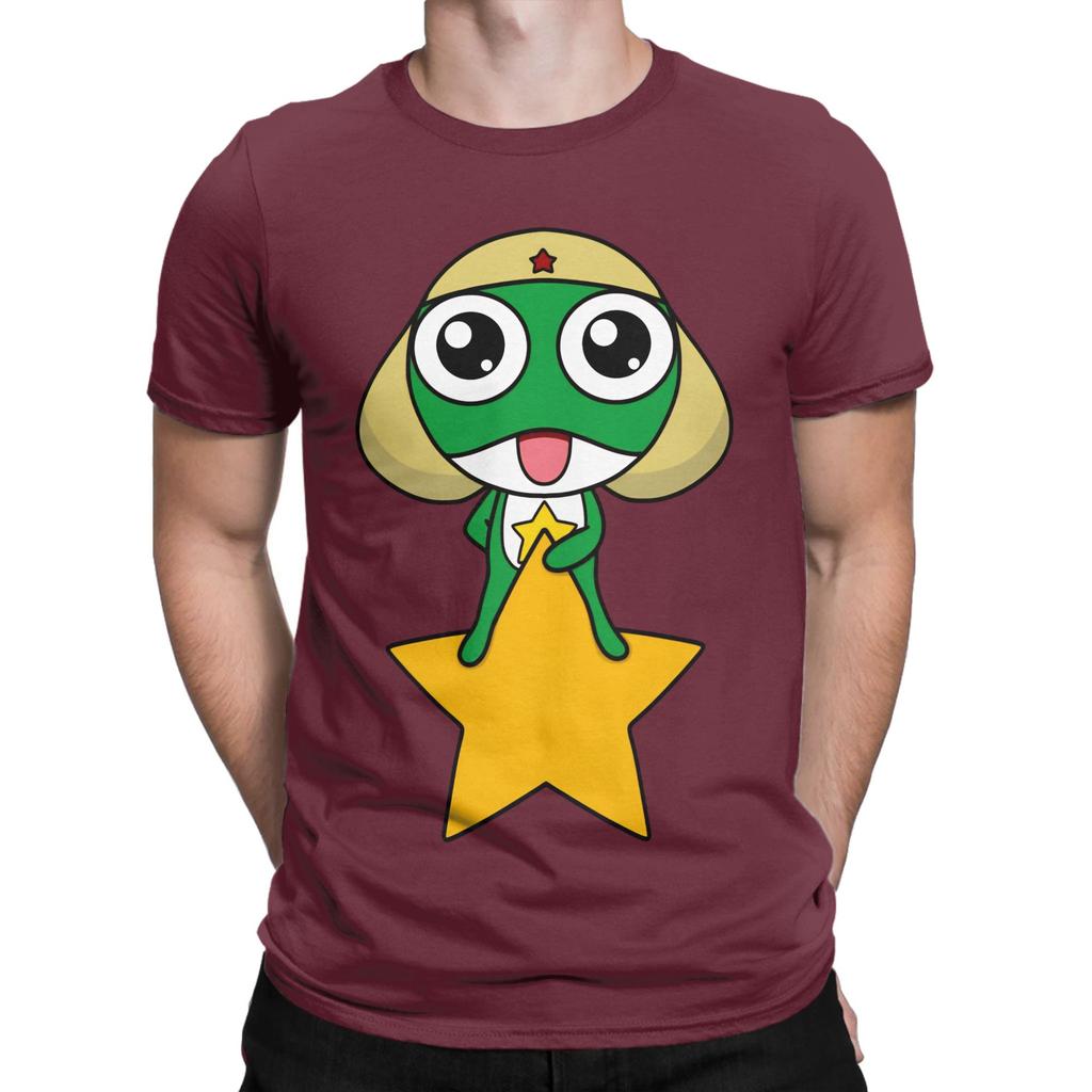 Awesome Symbol Of Sgt Frog Keroro TShirt for Men Women O Neck Cotton T Shirt  Short Sleeve Tees New Arrival Clothing