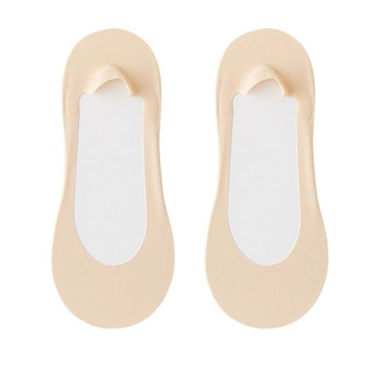 1 пара женских низких носков-вкладышей, нескользящие, дышащие, впитывающие пот, невидимые носки, летние, эластичные, однотонные, незаметные