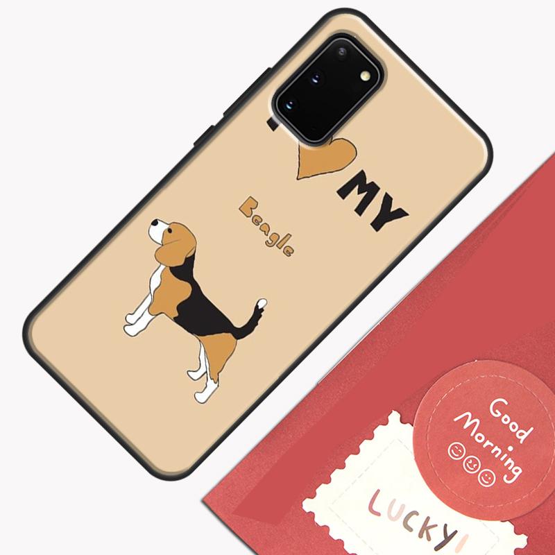 I love my Beagle Dogs Phone Case For Samsung Galaxy S26 S25 S24 S20 S21 S22 S23 Ultra S10 Plus S25 FE Cover Shell