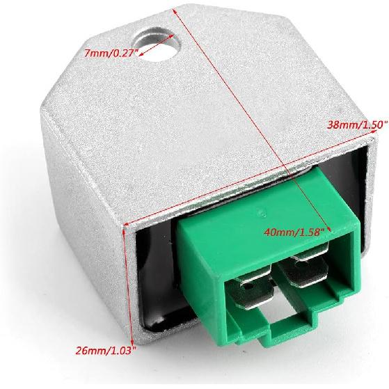 Voltage Regulator Rectifier Fit for Yamaha DT125R 1999-2003 TTR50 TTR90 TTR110 TTR125 TTR230 2005-2017 Motorcycle Regulator Rectifier 4GU-H1960-00,