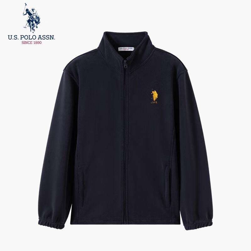 НАС АССН ПОЛО Мужская куртка на молнии с воротником-стойкой и флисовой подкладкой 3XL 4290₽