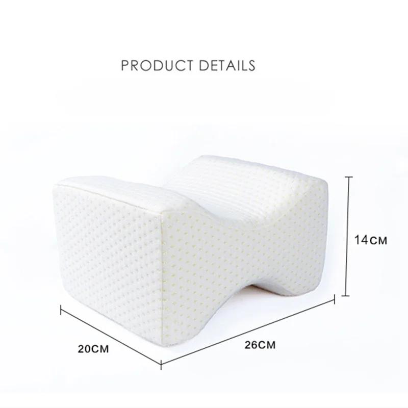 

Ортопедическая подушка для ног из хлопка с эффектом памяти медленного восстановления на бок, подкладка для ног на краю кровати, подушка-фиксатор для ног, подушка для беременных, подушка для ног