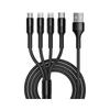 4-in-1 Charging Cable for Apple, Type-C, and Android - 3A Fast Charging Multi-Functional Data Cable