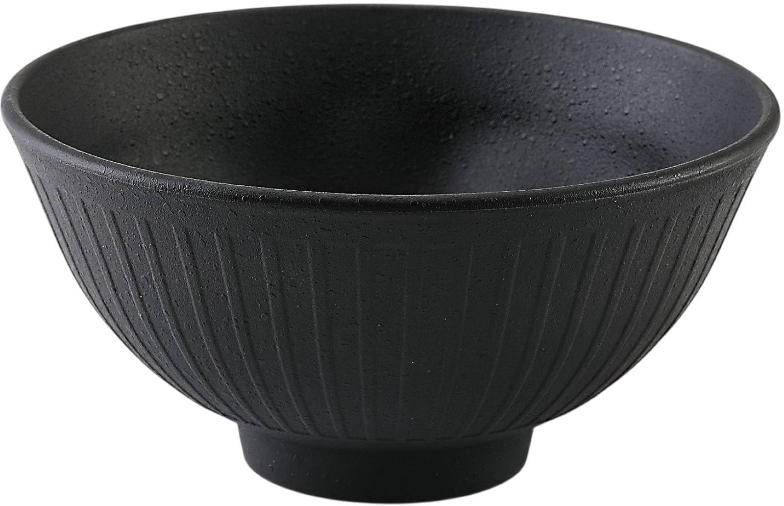 Fukui Craft 155mm diameter rice 88030050 SPS) bowl, black, чёрный