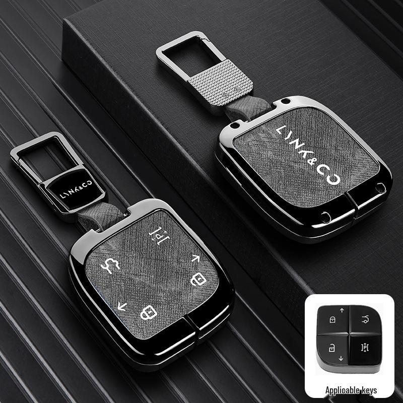 Key Case for Lynk & Co Models 01, 02, 03, 05, 06 (2021) - Car Shell Buckle