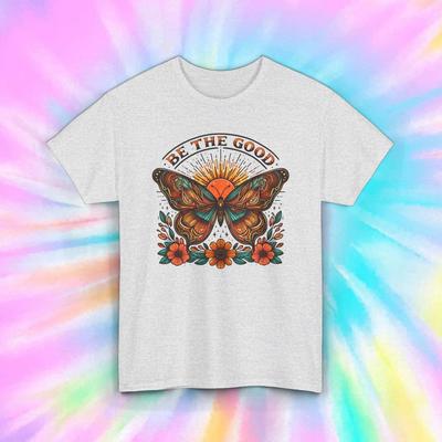 Be The Good Shirt | Inspirational Butterfly Graphic Tee | Positive Vibes S-5XL