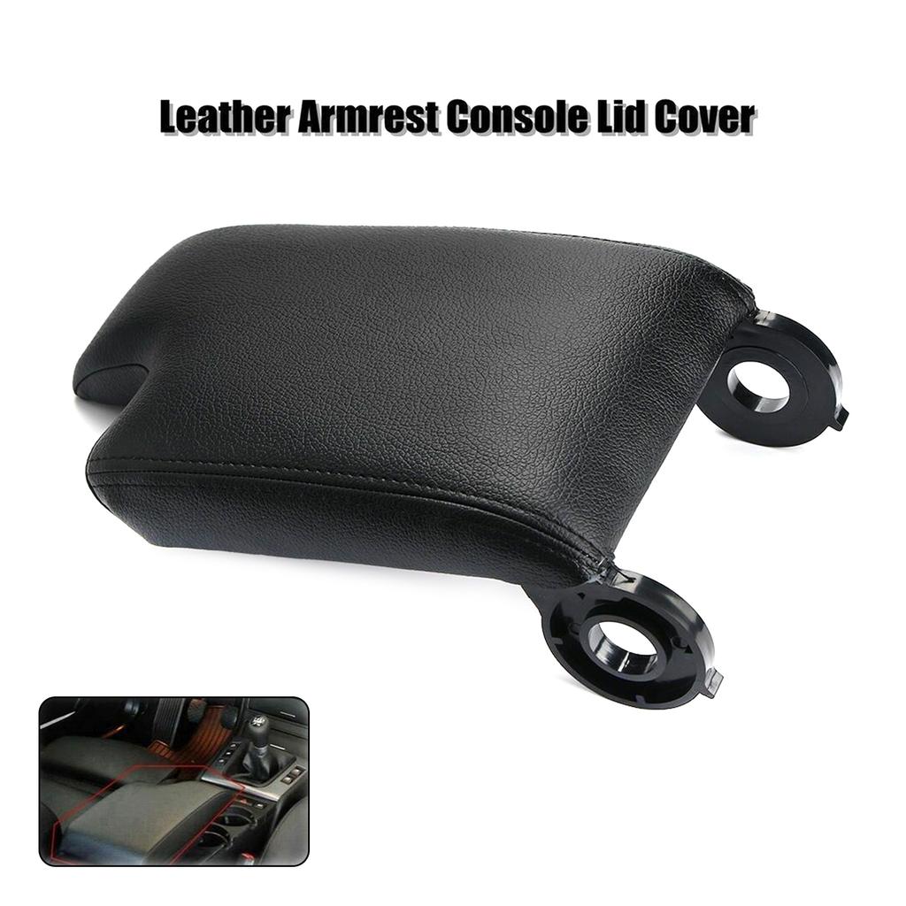 High-performance Armrest Center Console Lid Cover Leather Synthetic Replacement Suitable for E46 2001-2006 Durable