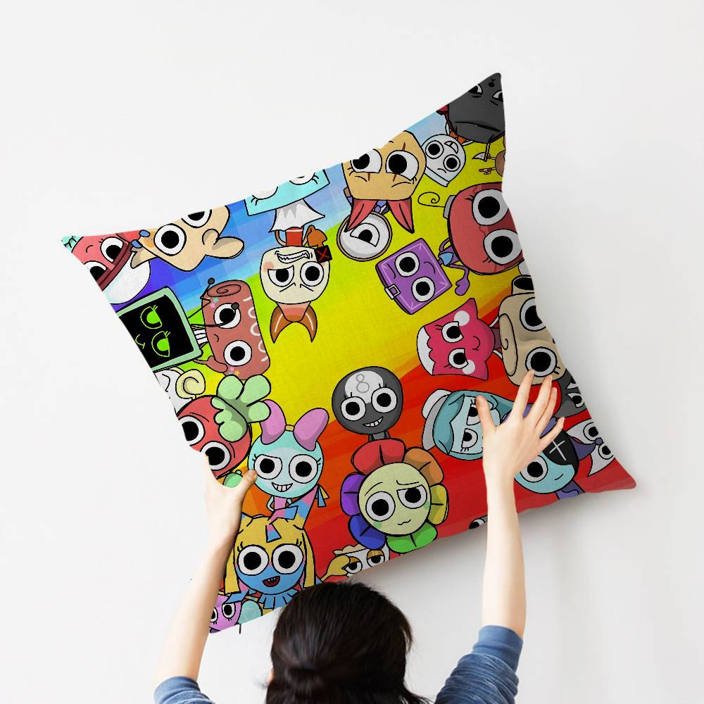 D-Dandys WorldS Cartoon Pillow Gifts Home Office Furnishings Bedroom Sofa Car Cushion Cover case 45x45cm