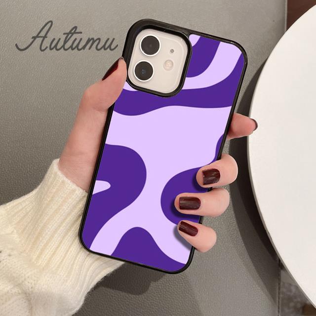 Groovy Phone Case for iPhone 11 12 13 14 Pro Max Mini X XR XS SE 2020 5 6S 7 8 Plus Samsung Galaxy S21 S22 Cover Shell